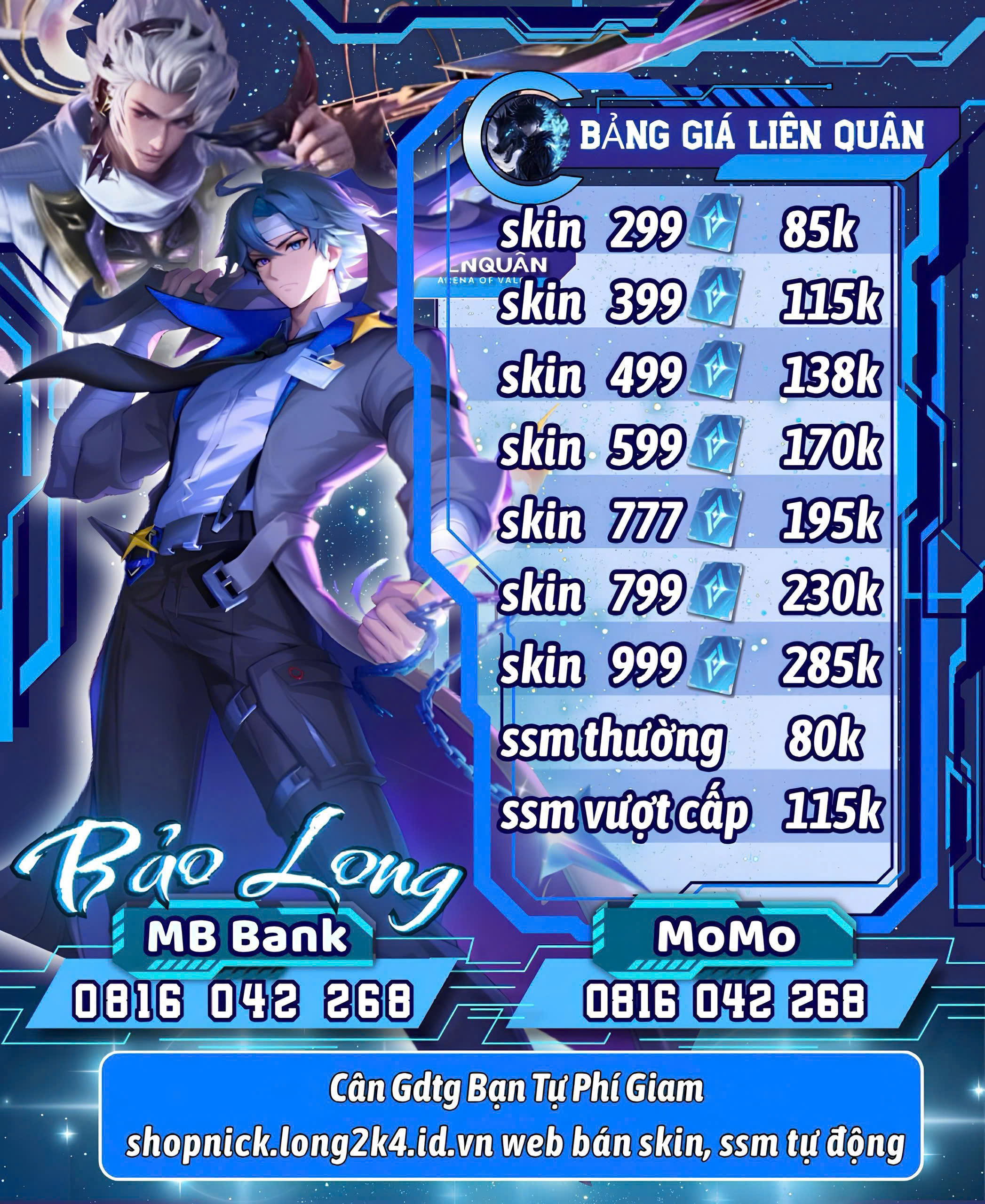 SỔ SỨ MỆNH LIÊN QUÂN